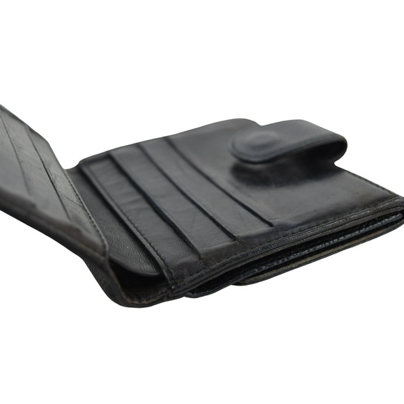 CHANEL wallet here mark leather black - Picture 6 of 12